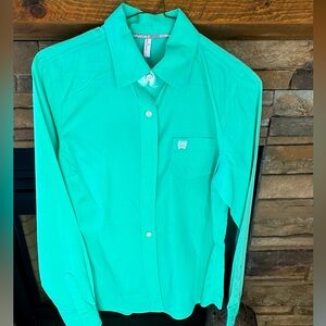 Cinch Mint Green women’s western shirt